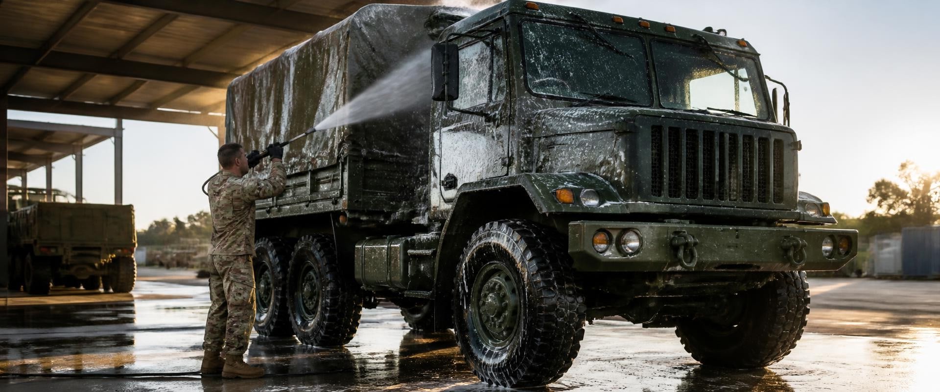 Military Truck Maintenance Tips That Include Routine Washing and Cleaning